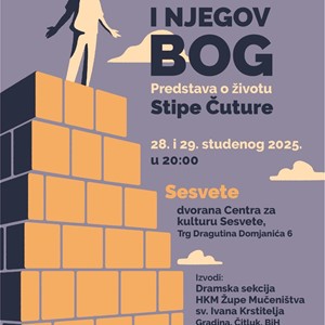 Mladić i njegov Bog - predstava o životu Stipe Čuture